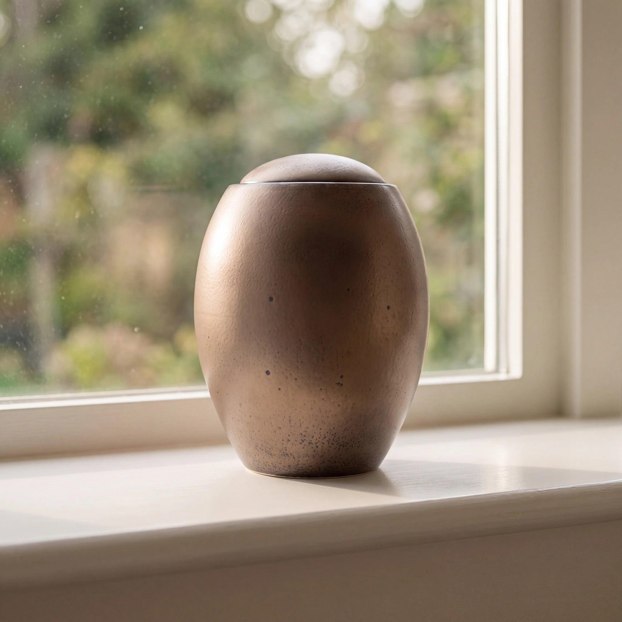 Gold Modern Adult Cremation Urn for Ashes