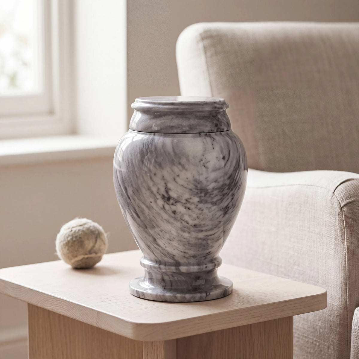 Grey-Marble-Pet-Urn-for-Ashes-pet_reading_nook