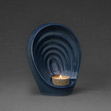 Guardian Angel Small Urn for Ashes in Blue