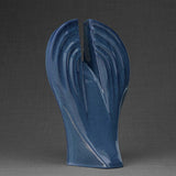Guardian Angel Adult Cremation Urn for Ashes in Blue