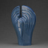 Guardian Angel Adult Cremation Urn for Ashes in Blue