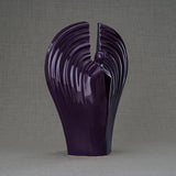 Guardian Angel Adult Cremation Urn for Ashes in Violet