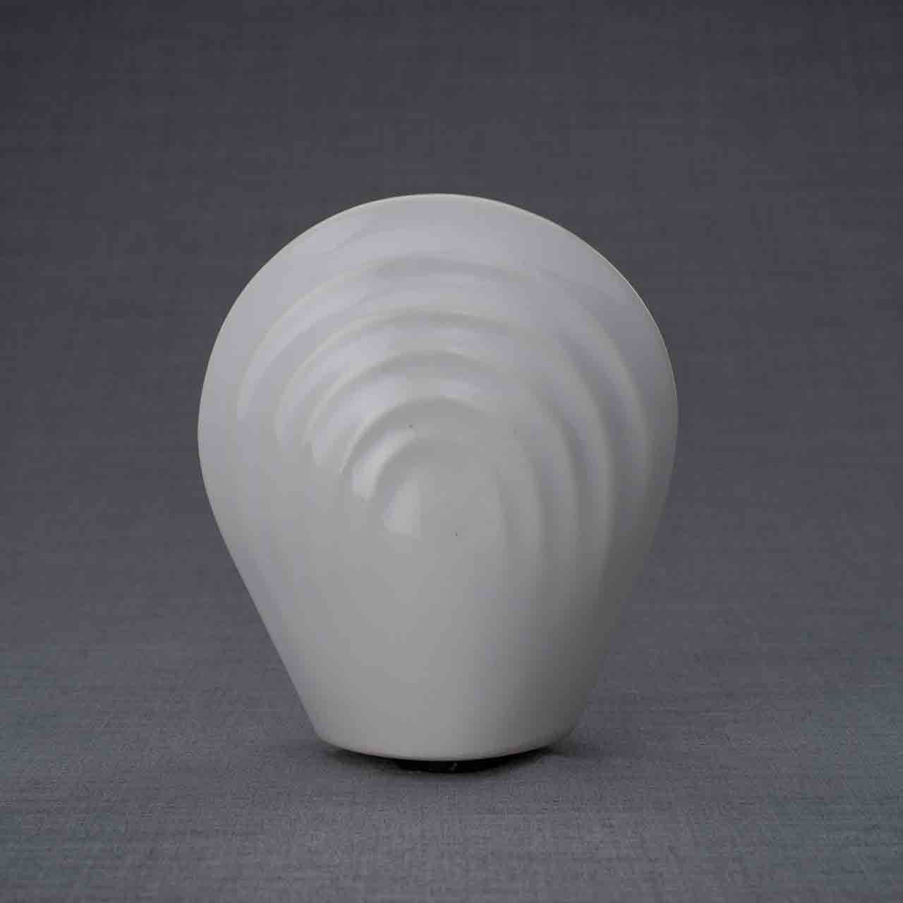Guardian Angel Small Urn for Ashes in White