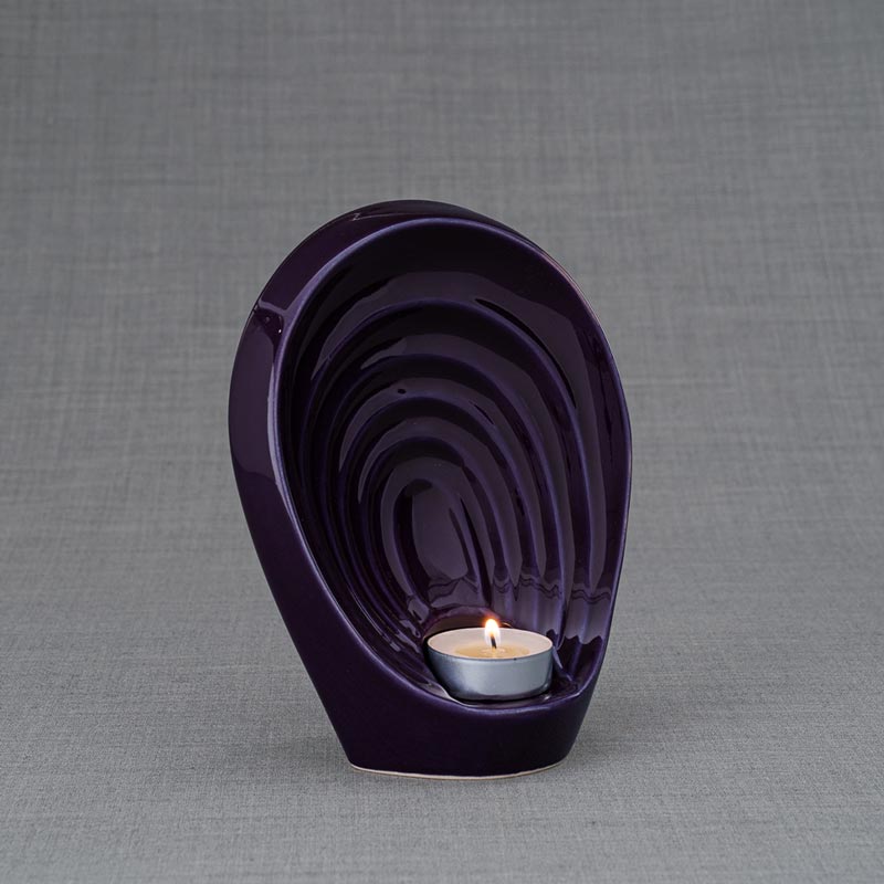 Guardian Angel Small Urn for Ashes Violet Right View