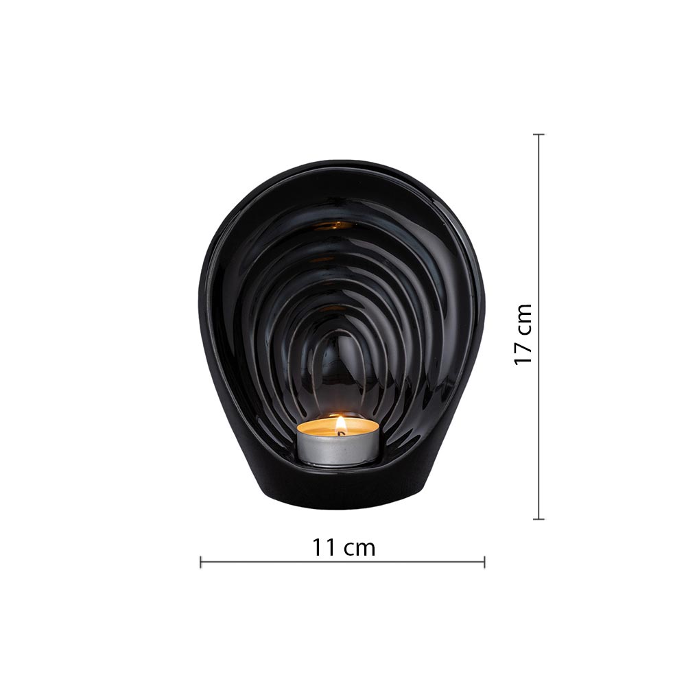 Guardian Ashes Keepsake Urn in Black Dimensions