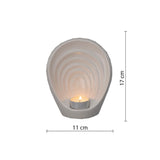 Guardian Angel Small Urn for Ashes in Cream
