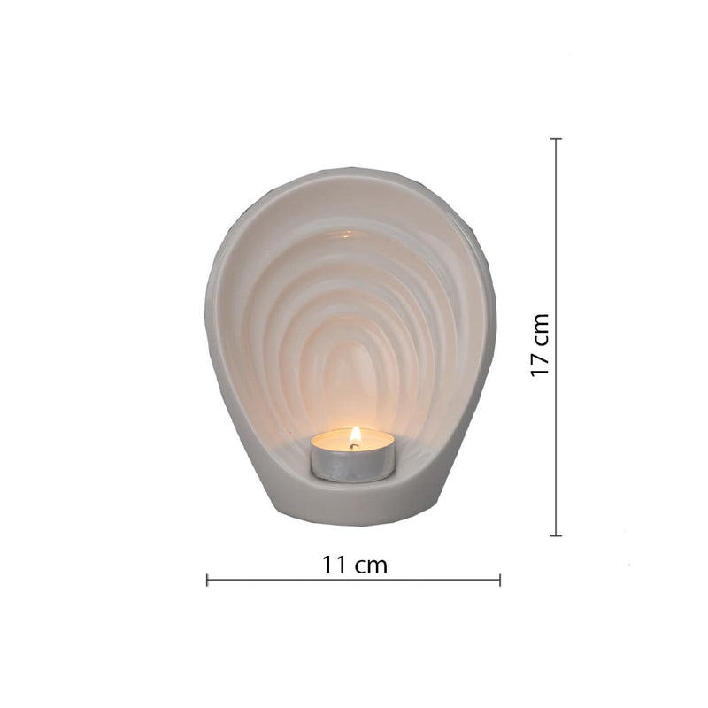 Guardian Angel Small Urn for Ashes in Cream