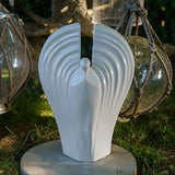 Guardian Angel Adult Cremation Urn for Ashes in White
