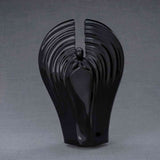 Guardian Angel Adult Cremation Urn for Ashes in Black