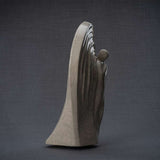 Guardian Angel Adult Cremation Urn for Ashes in Crackle Glaze