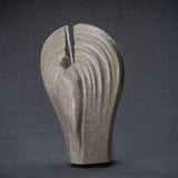 Guardian Angel Adult Cremation Urn for Ashes in Crackle Glaze
