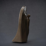 Guardian Angel Adult Cremation Urn for Ashes in Dark Beige
