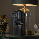 Heart Adult Cremation Urn for Ashes in Black