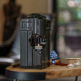 Heart Adult Cremation Urn for Ashes in Black