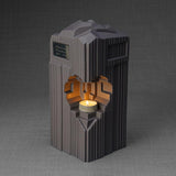 Heart Adult Cremation Urn for Ashes in Matte Grey