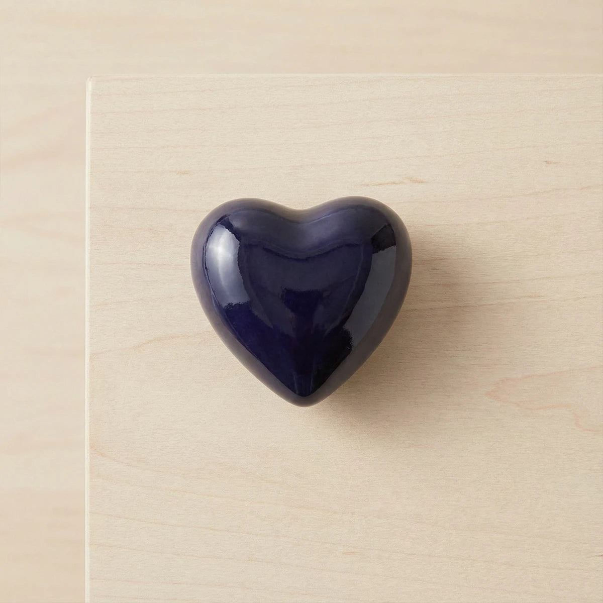 Heart Keepsake Urn for Ashes in Dark Blue