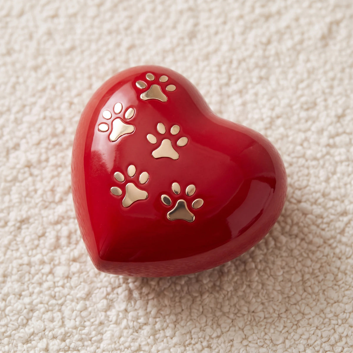 Heart-Pawprints-Pet-Small-Urn-for-Ashes-in-Red-Gold-heart_boucle_above
