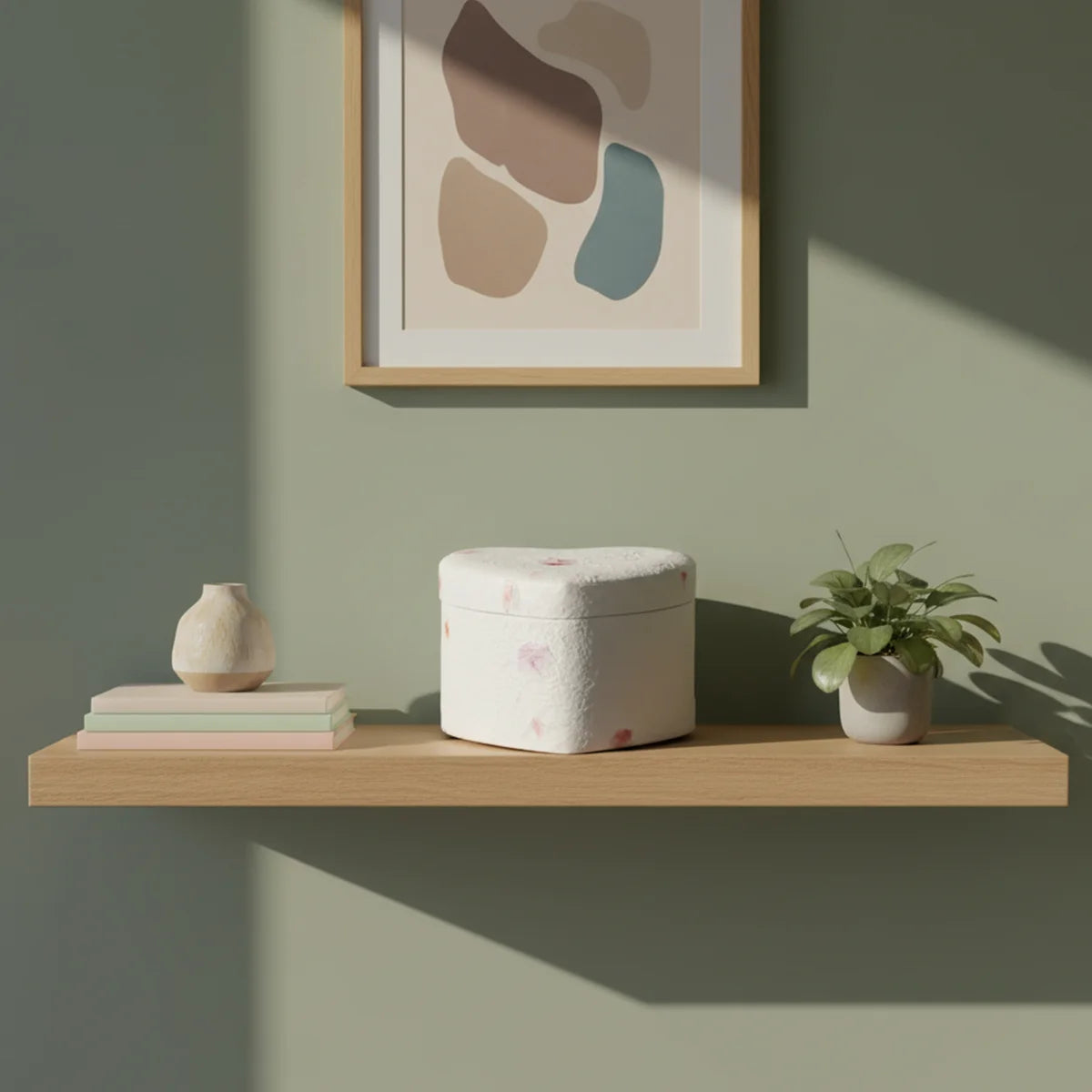 Love Heart Biodegradable Urns for Ashes - Adult