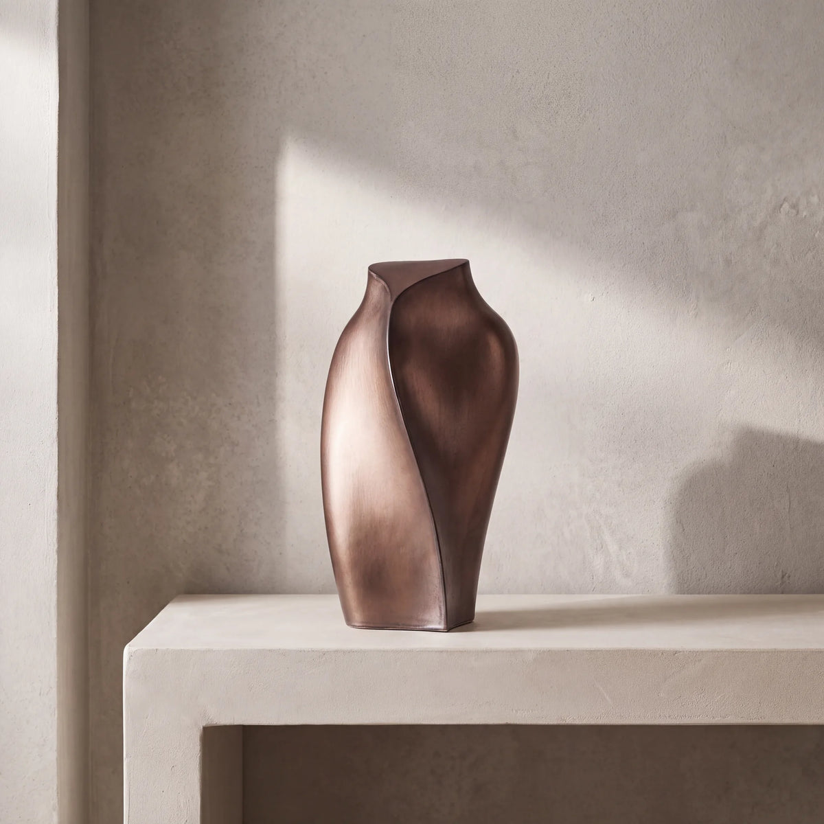 Heart to Heart Adult Cremation Urn for Ashes in Bronze