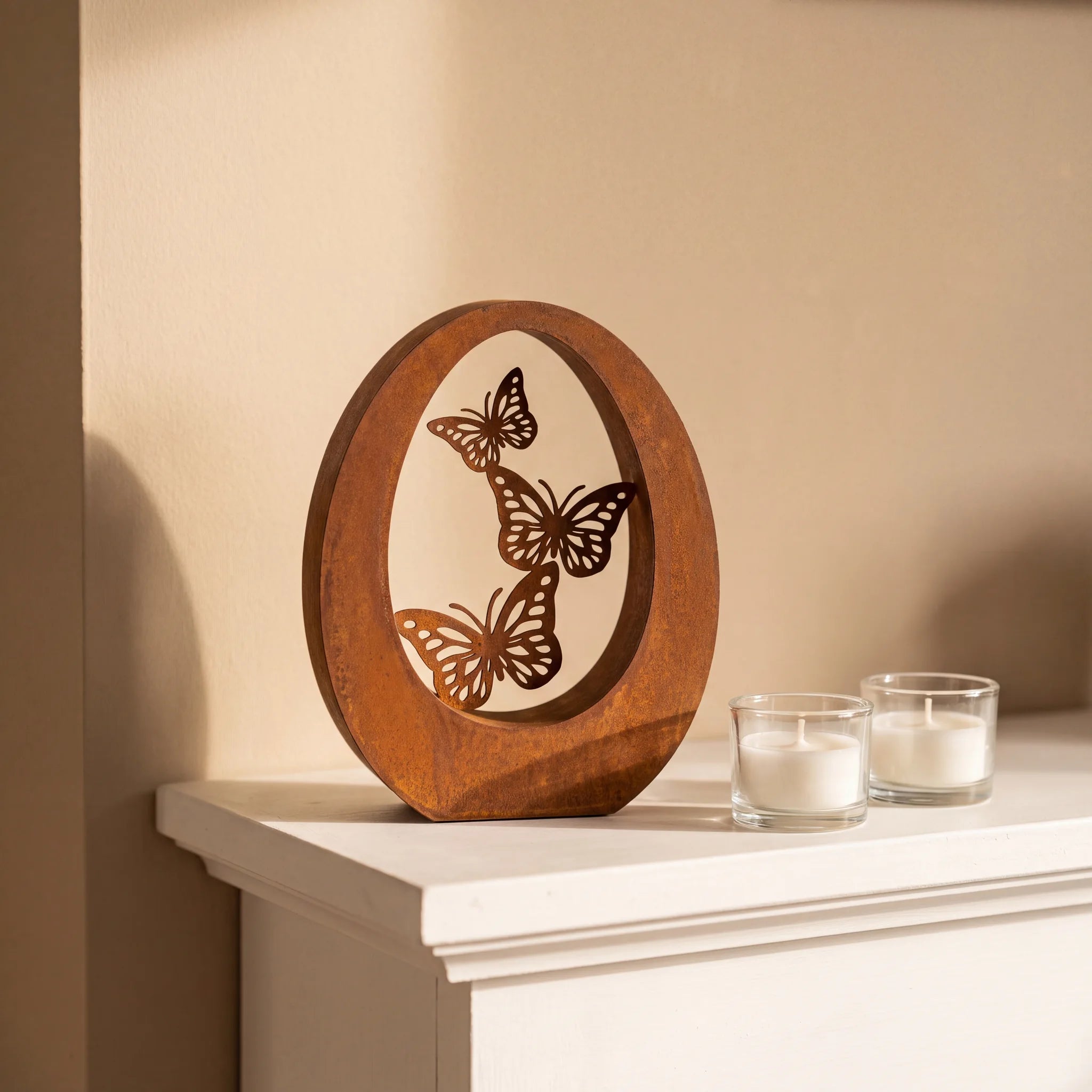 Hearts-Small-Urn-for-Ashes-in-Corten-Steel-keepsake_tealight_pair