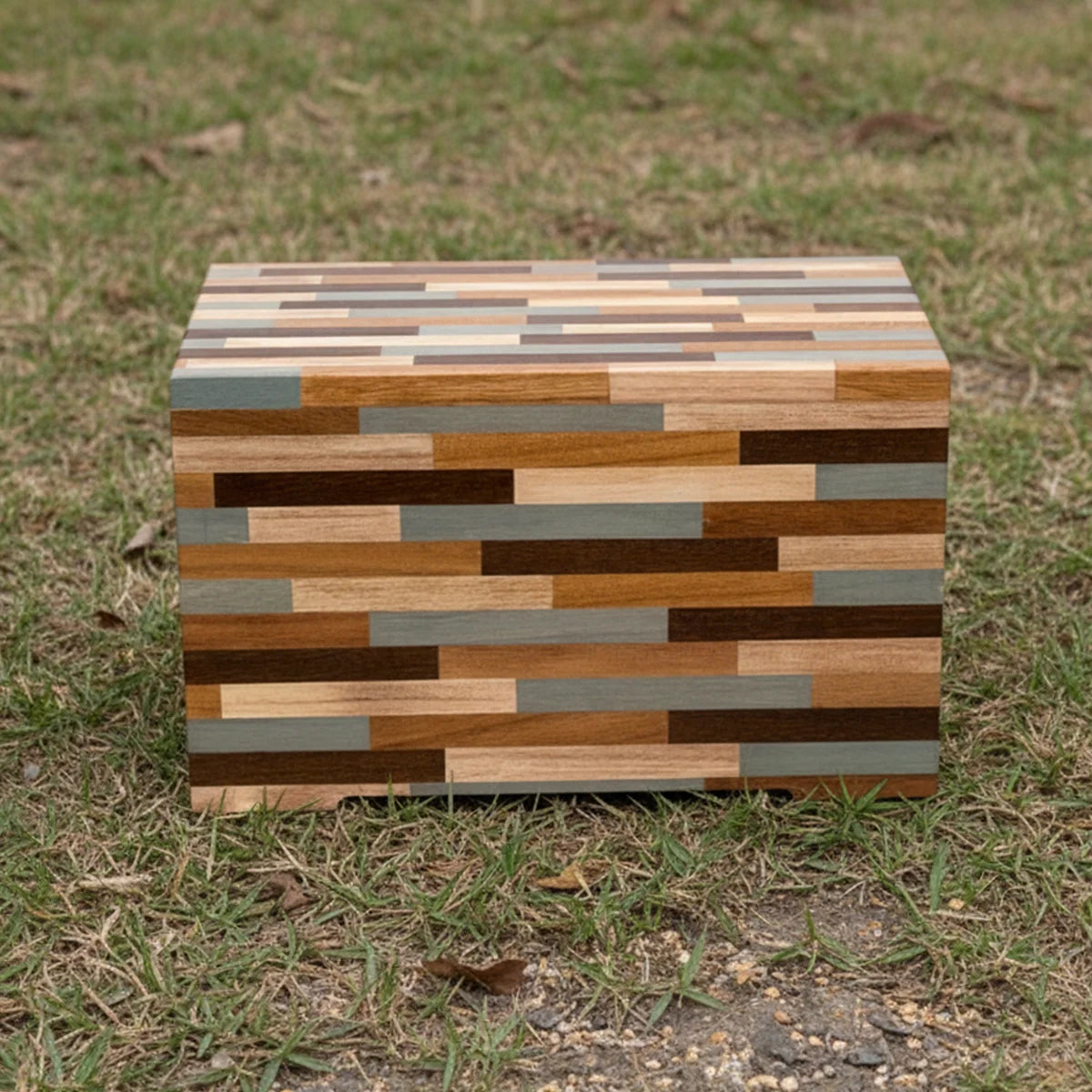 Eco-friendly Horizontal Wooden Adult Urn for Ashes