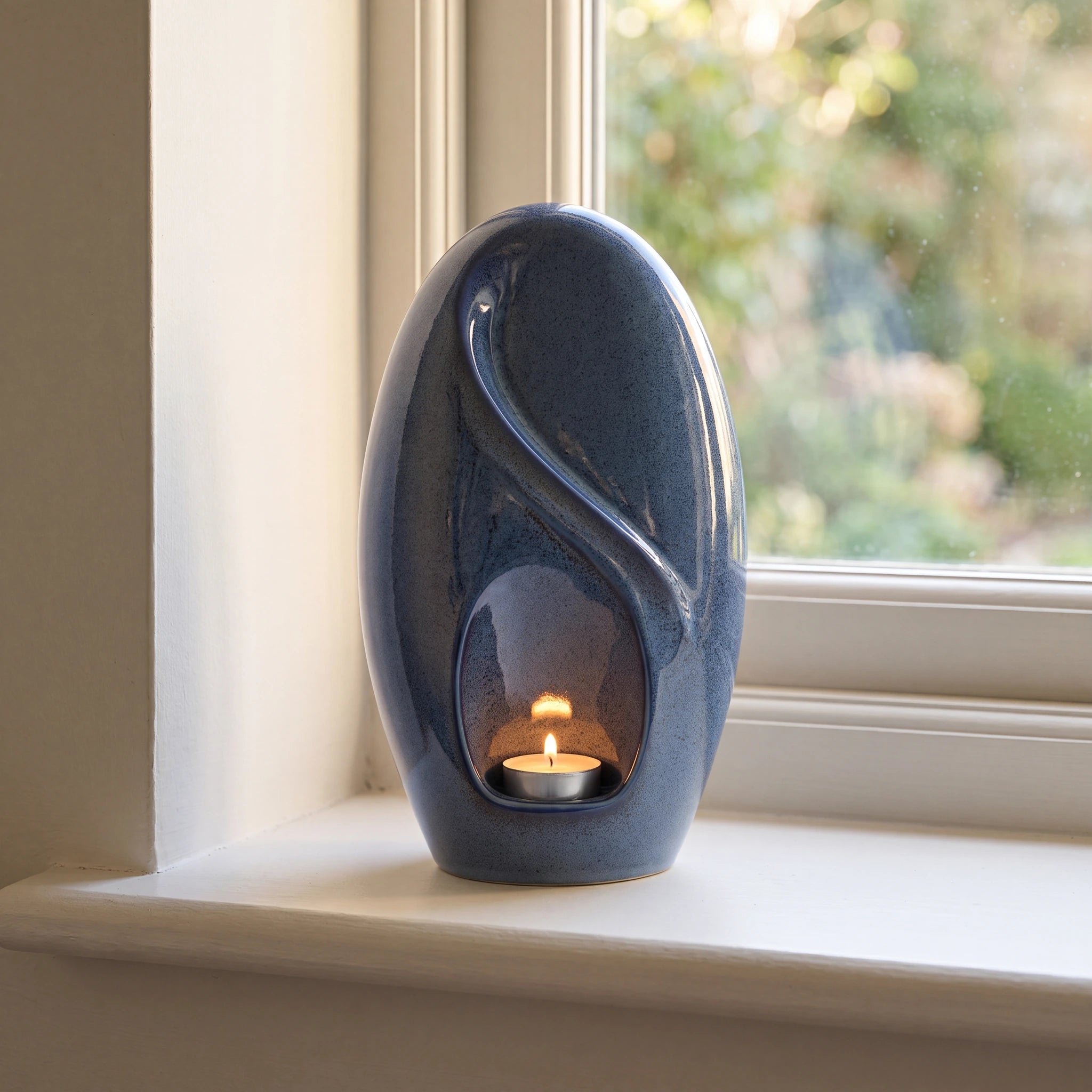 Infinity Adult Cremation Urn for Ashes in Blue