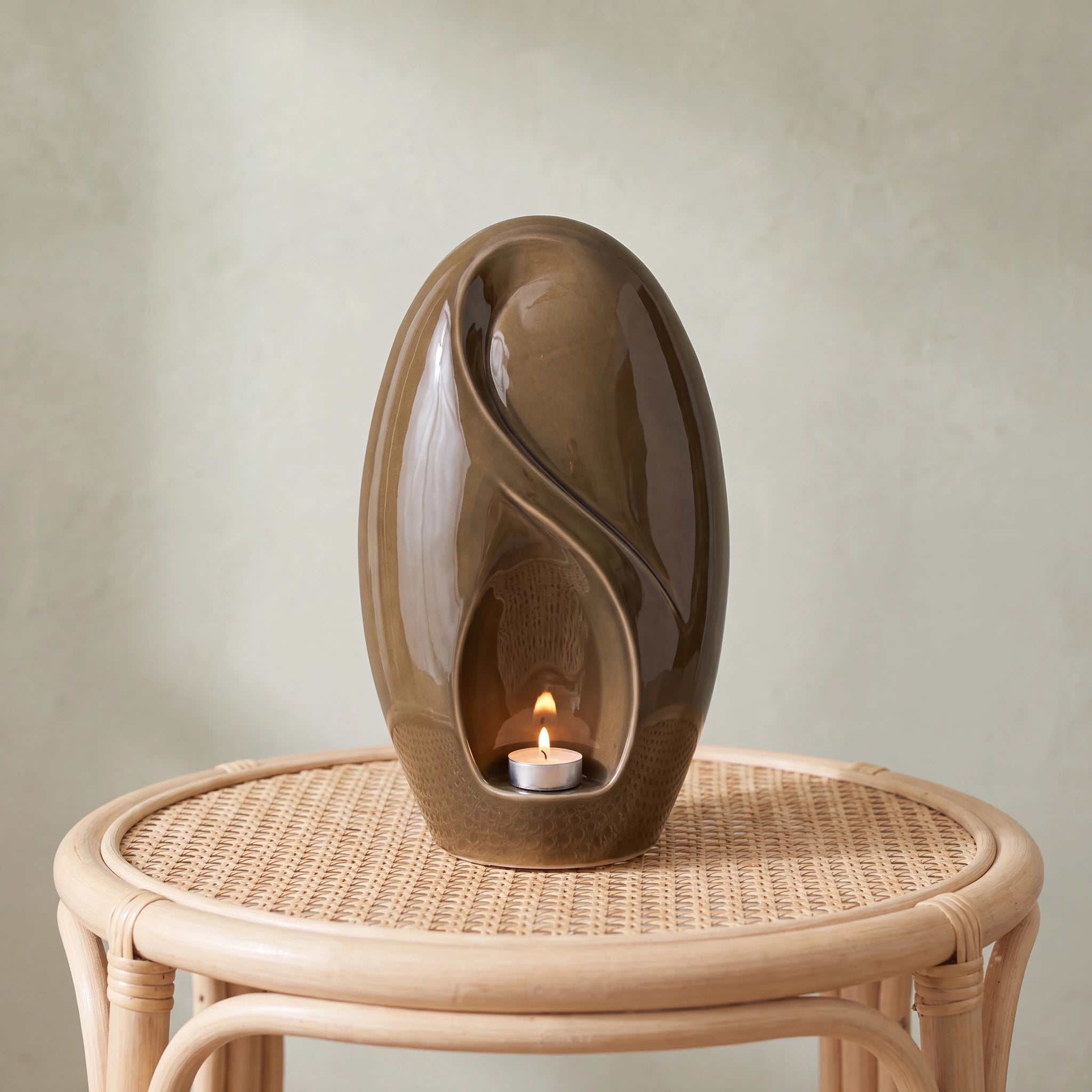 Infinity Adult Cremation Urn for Ashes in Brown