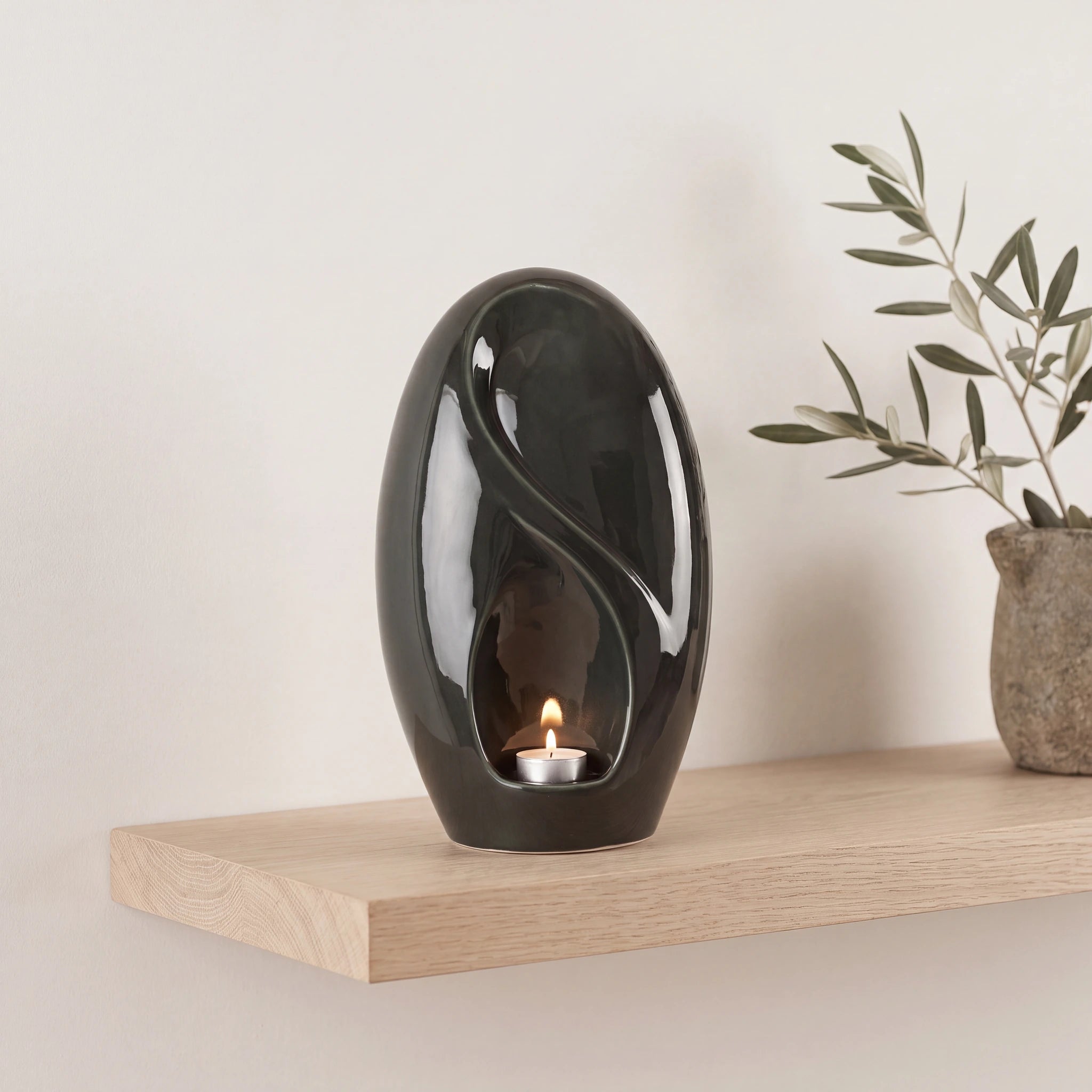 Infinity Adult Cremation Urn for Ashes in Green