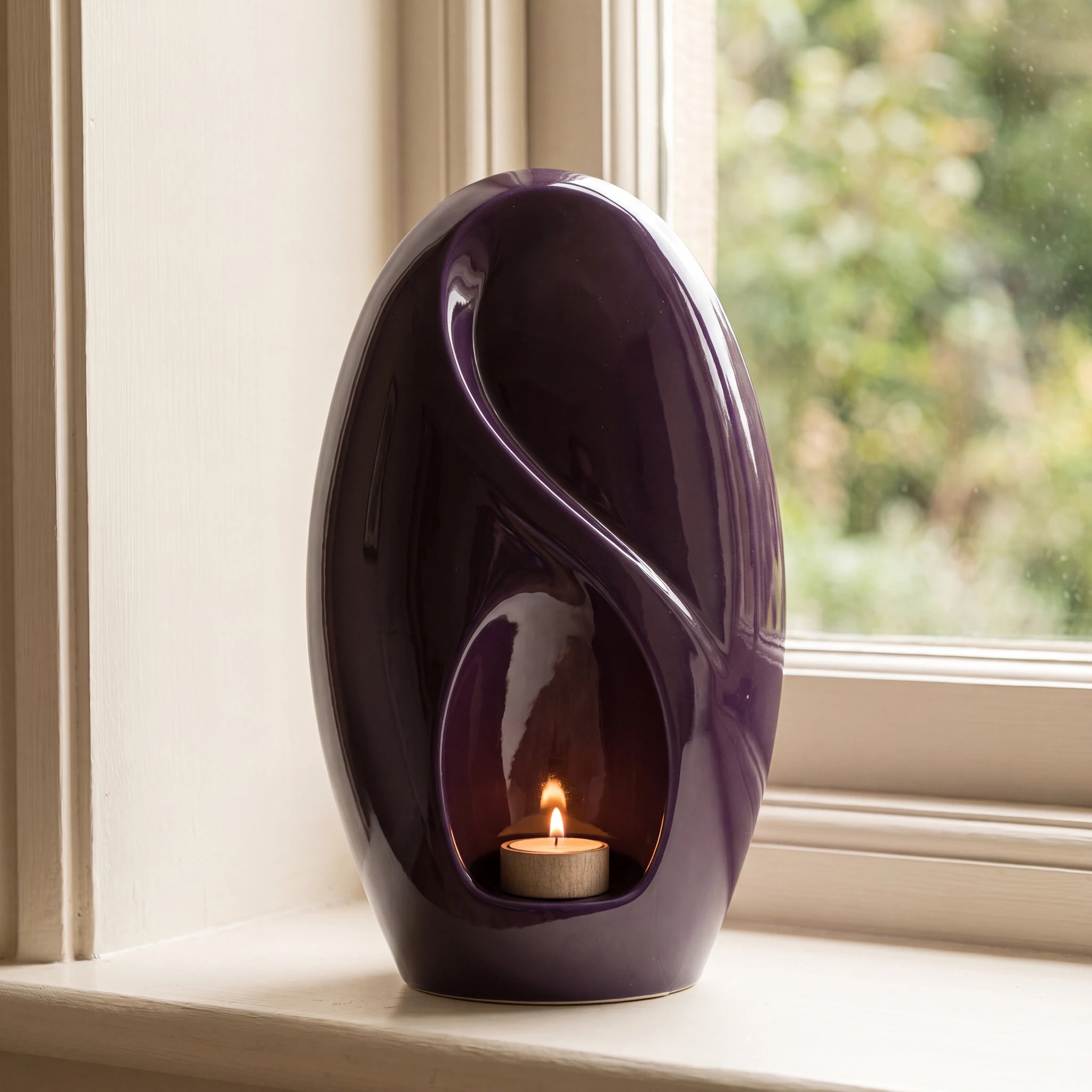 Infinity Adult Cremation Urn for Ashes in Purple