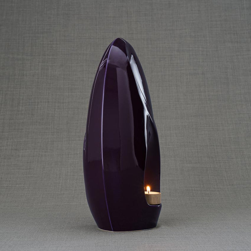 Infinity Adult Cremation Urn for Ashes in Violet