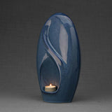 Infinity Adult Cremation Urn for Ashes in Blue