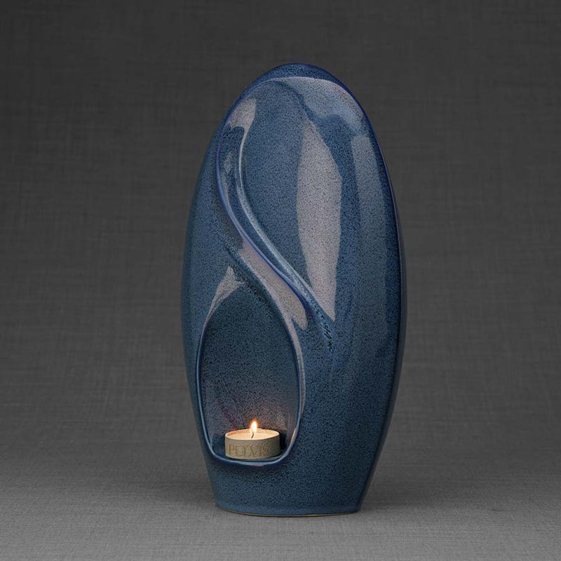 Infinity Adult Cremation Urn for Ashes in Blue
