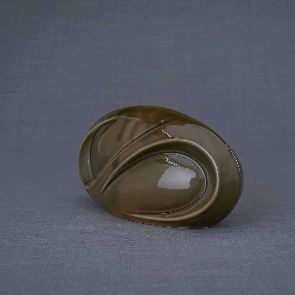 Infinity Ashes Keepsake Urn in Brown Right View