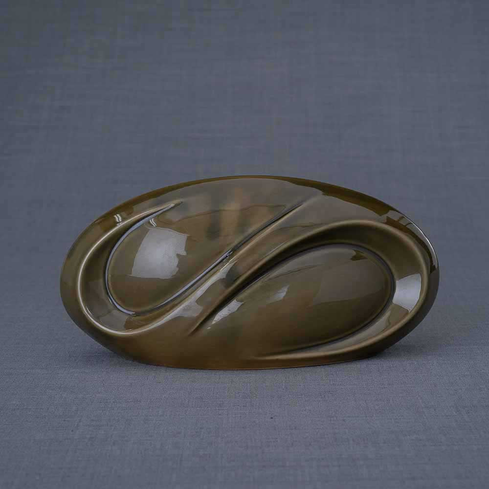 Infinity Ashes Keepsake Urn in Brown