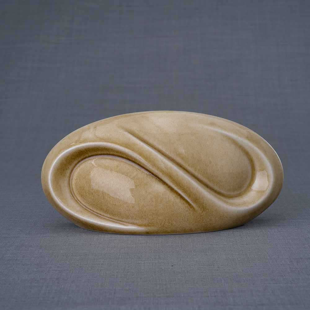 Infinity Ashes Keepsake Urn in Dark Sand