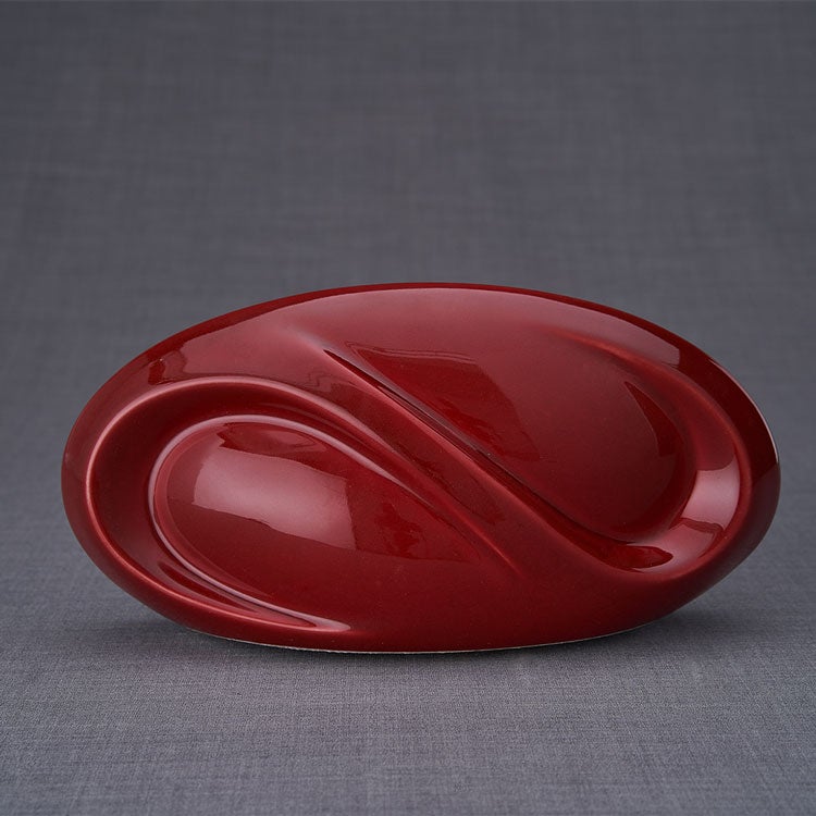 Infinity Ashes Keepsake Urn in Red