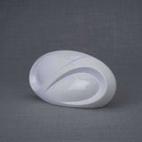 Infinity Small Urn for Ashes in White