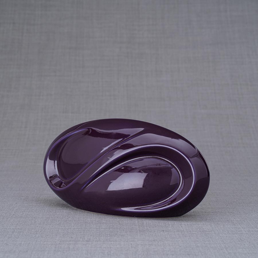Infinity Small Urn for Ashes Violet Right View