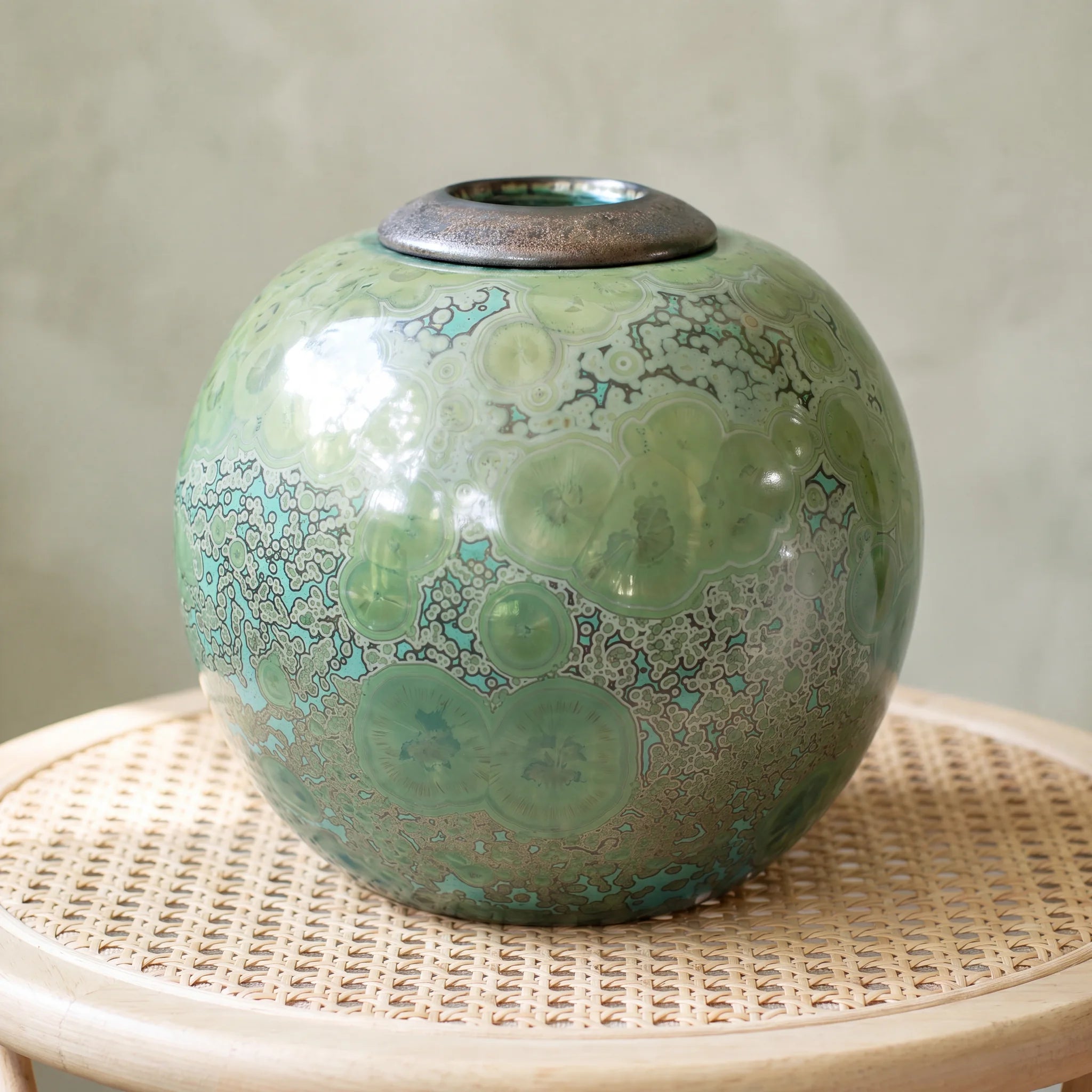 Jadeite Adult Cremation Urn for Ashes