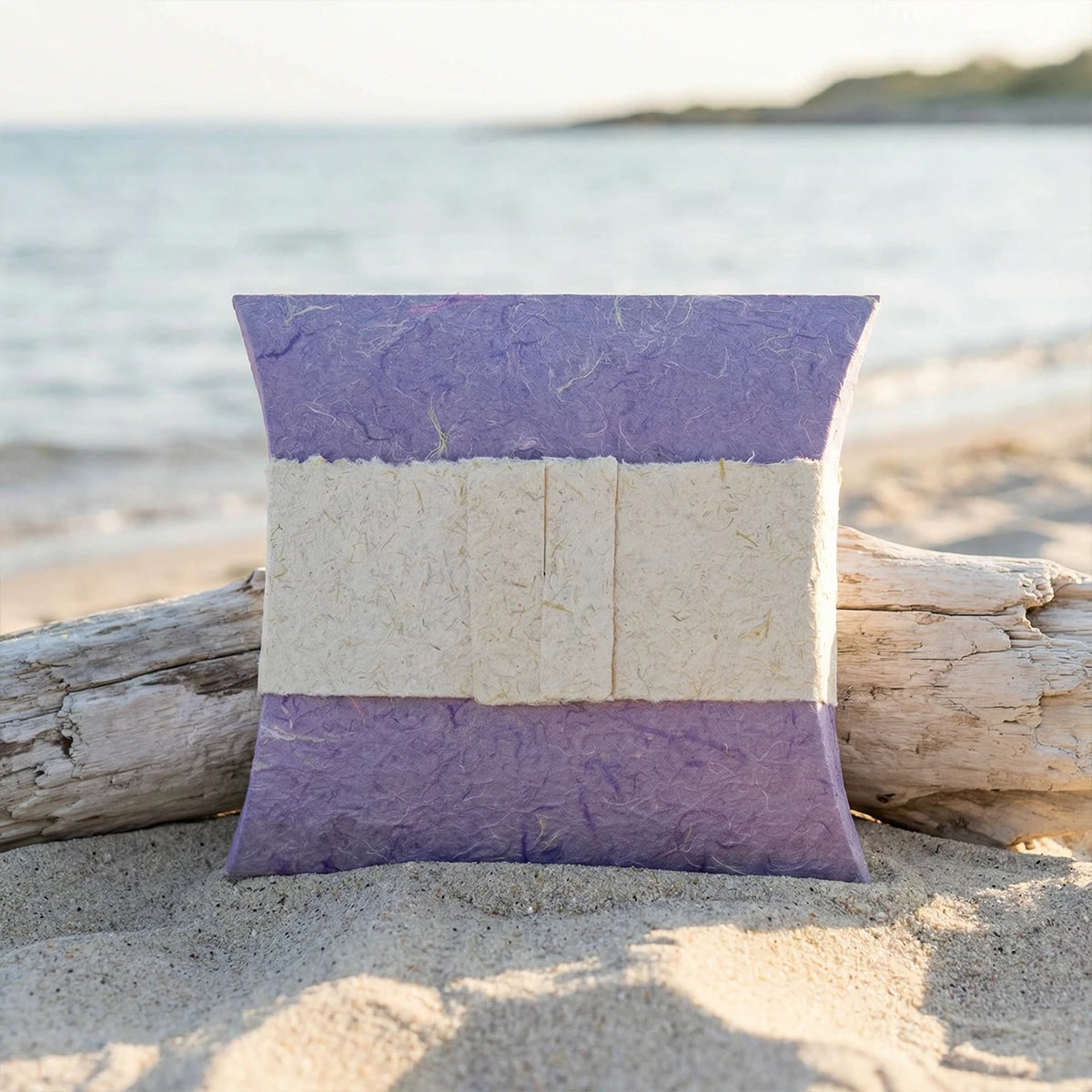 Journey Biodegradable Water Urn for Ashes in Purple - Adult