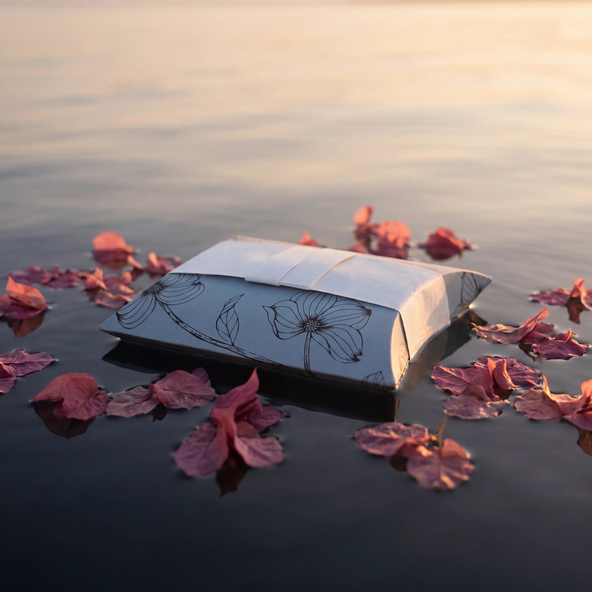Journey Biodegradable Water Urn for Ashes in Dogwood Shale - Small