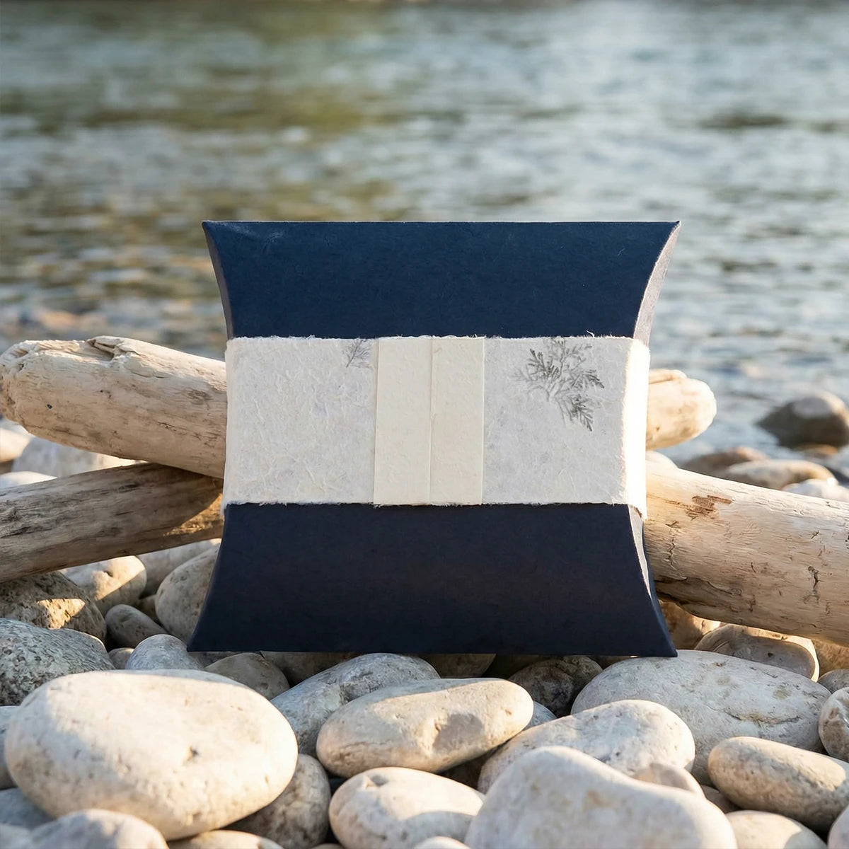 Journey Biodegradable Water Urn for Ashes in Navy - Adult