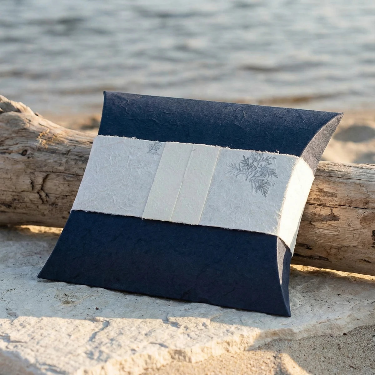 Journey Biodegradable Water Urn for Ashes in Navy - Extra Large