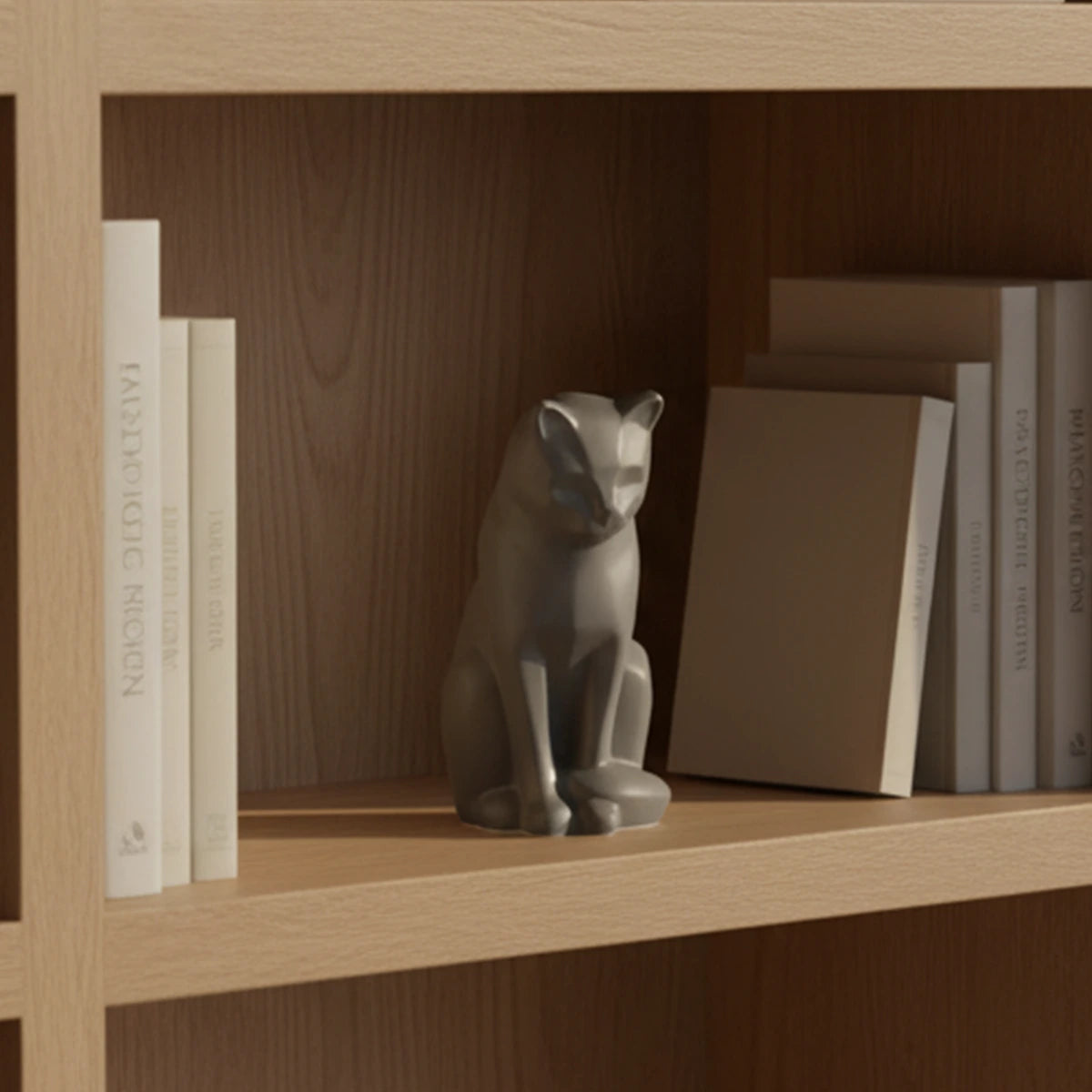 Kitten Urn for Ashes in Matte Grey