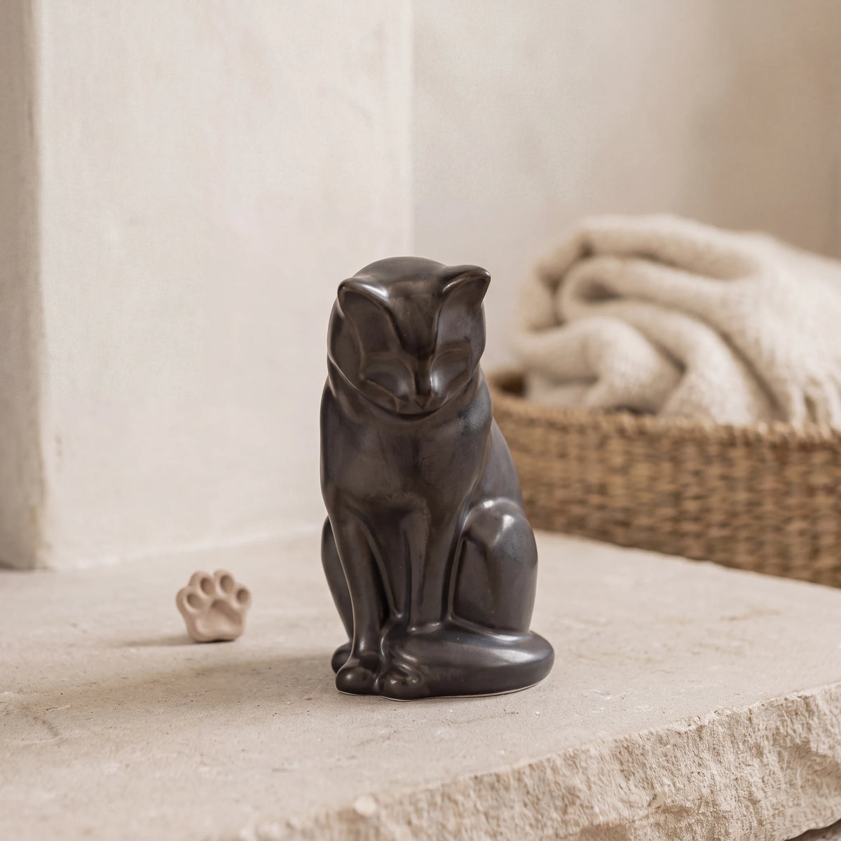 Kitten-Urn-for-Ashes-in-Matte-Black-pet_hearth_basket
