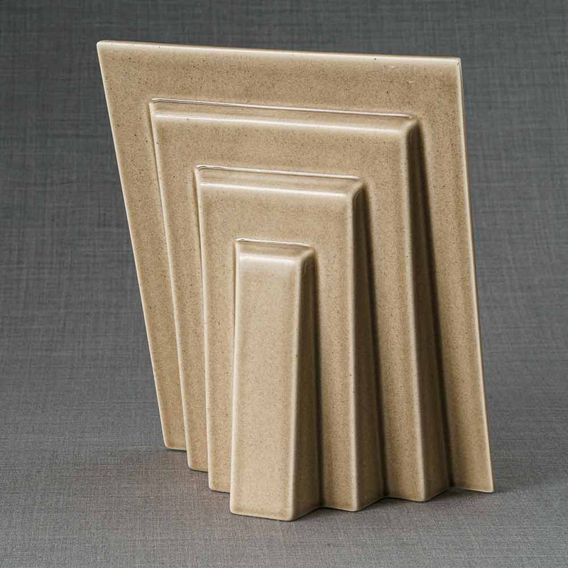 Labrador Portrait Dog Urn for Ashes in Beige