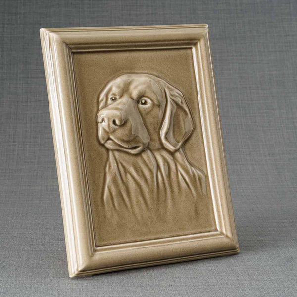 Labrador Pet Urn For Dogs Ashes Beige Right View