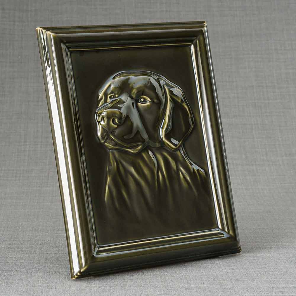 Labrador Pet Urn For Dogs Ashes Brown Right View