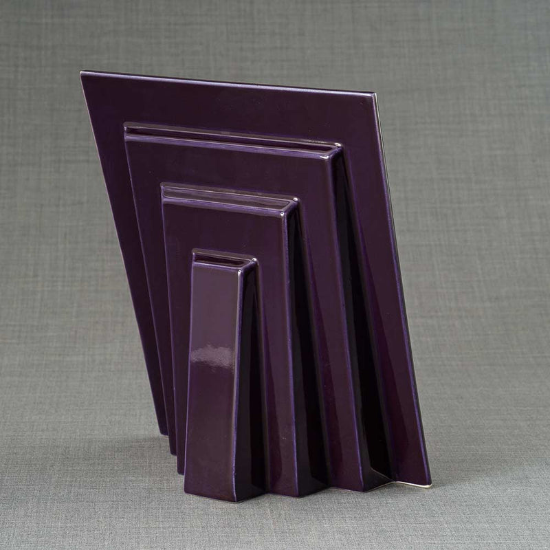 Labrador Pet Urn For Dogs Ashes Purple Back View