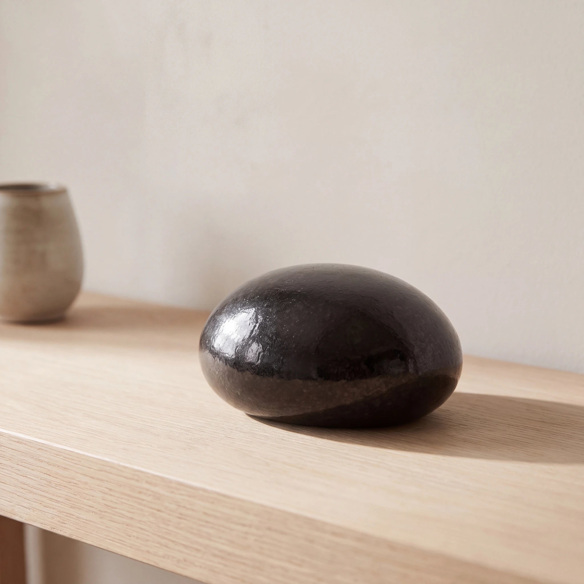 Lava-Stone-Crystal-Small-Urn-for-Ashes-Oak-Console